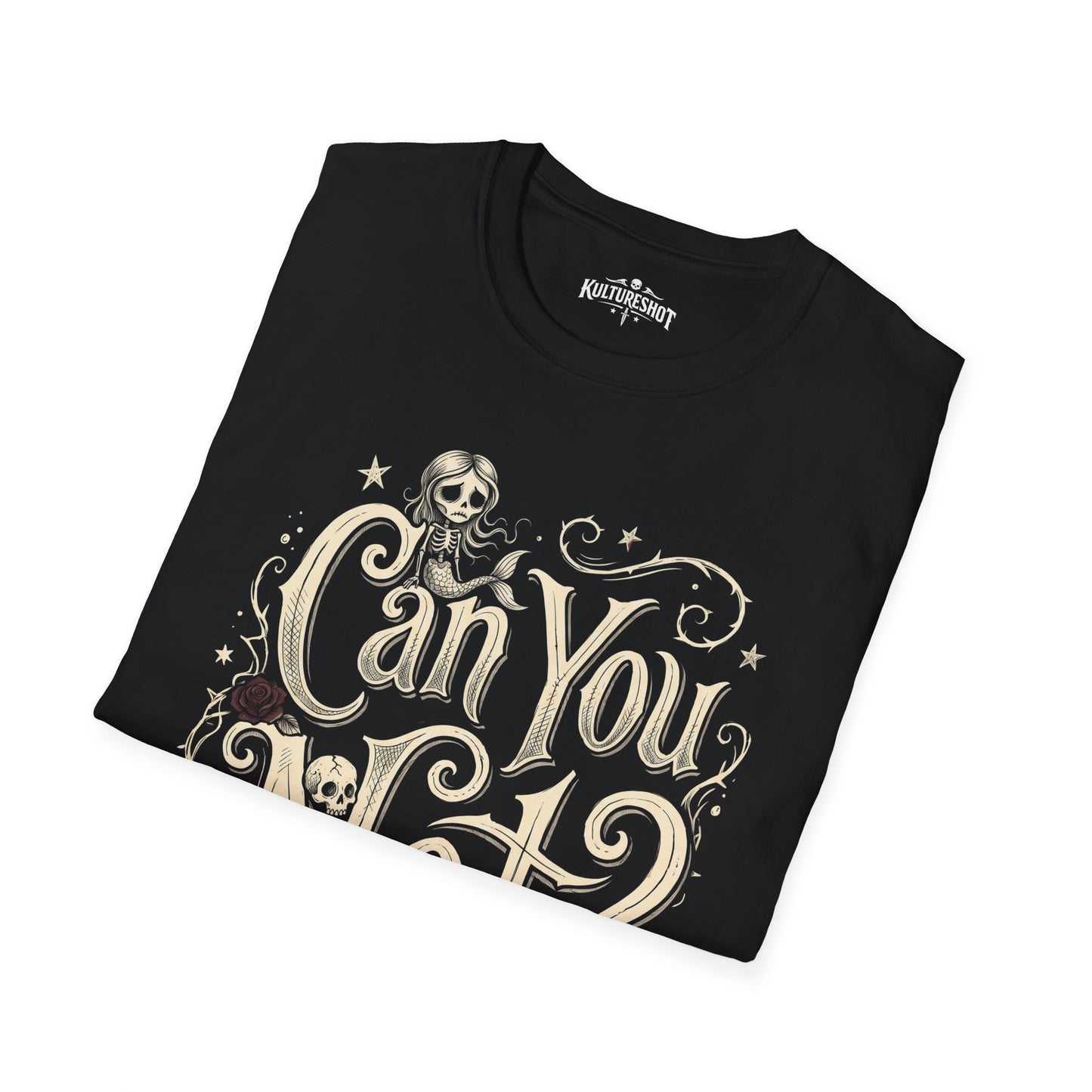Black t-shirt with kultureshot logo