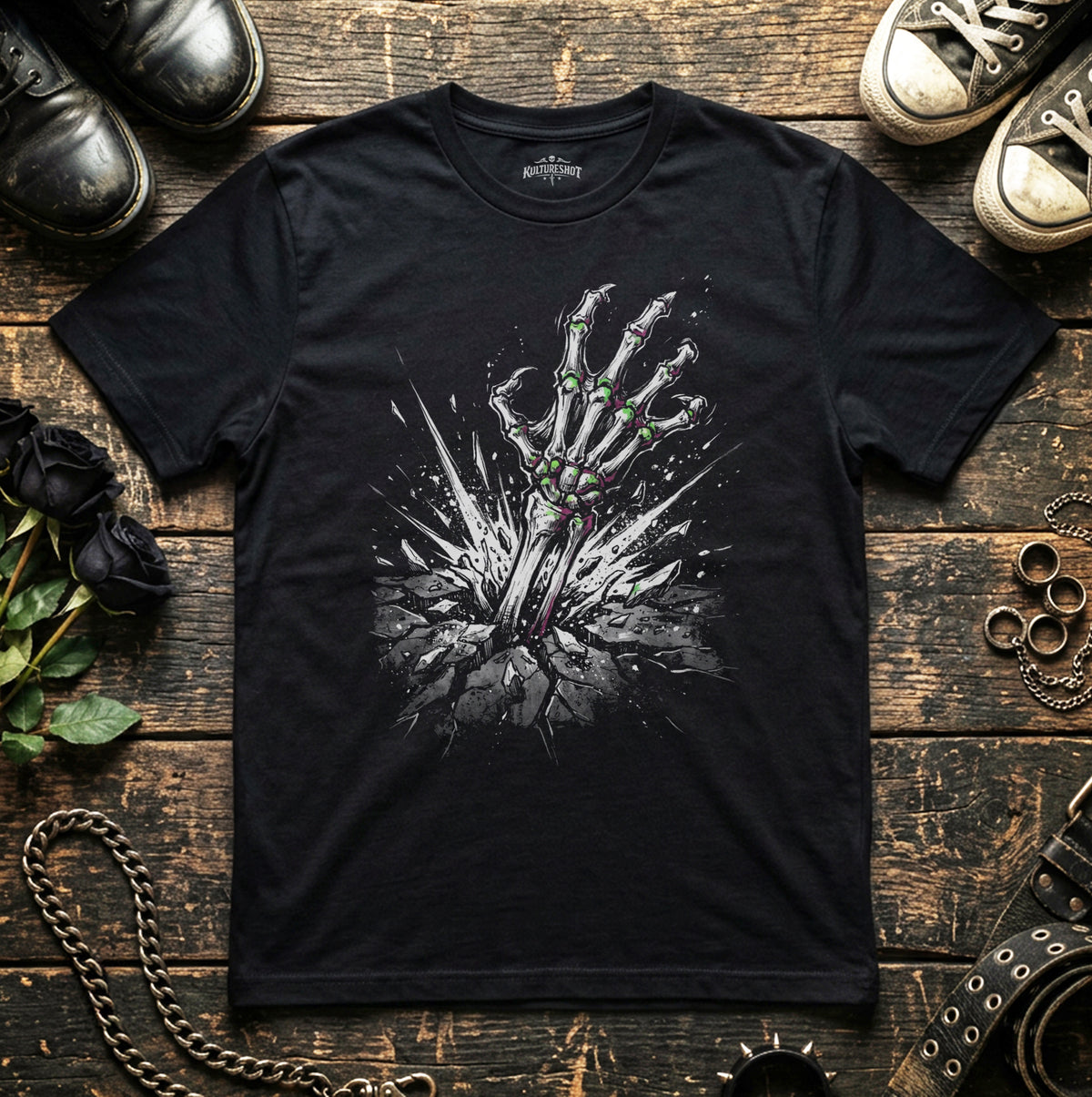 Skeletal Hand T-Shirt