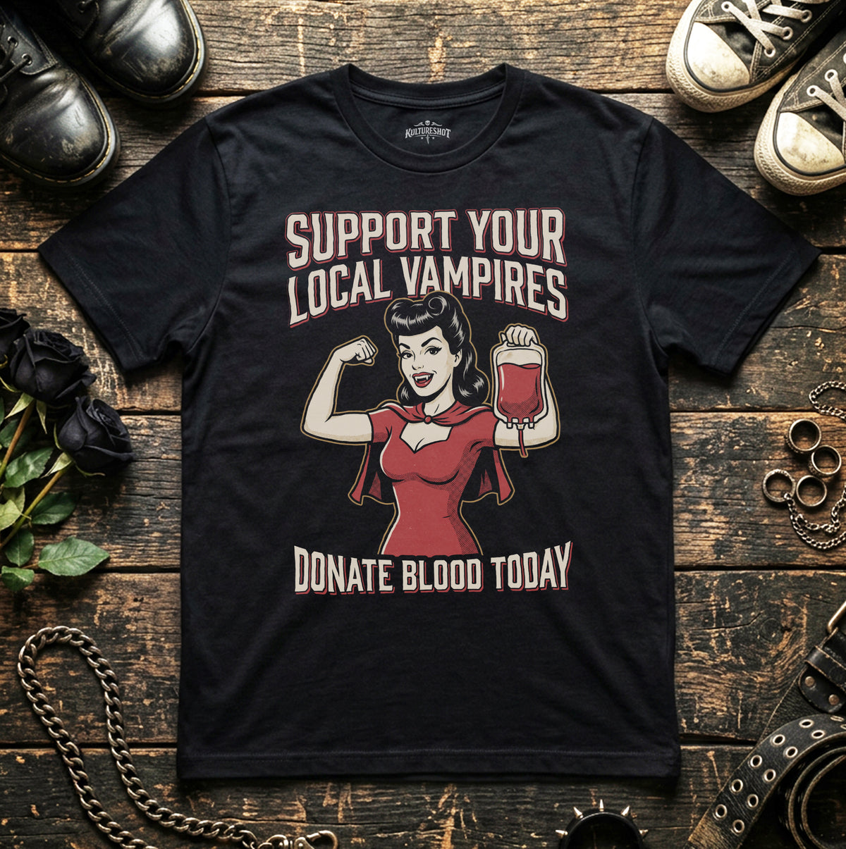 Support Vampires T-Shirt