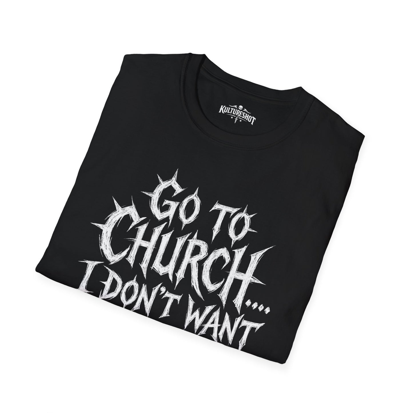 Black t-shirt with kultureshot branding